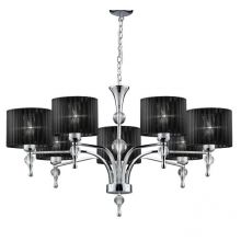 Impress lampa wisząca 7x60W E27 230V czarna